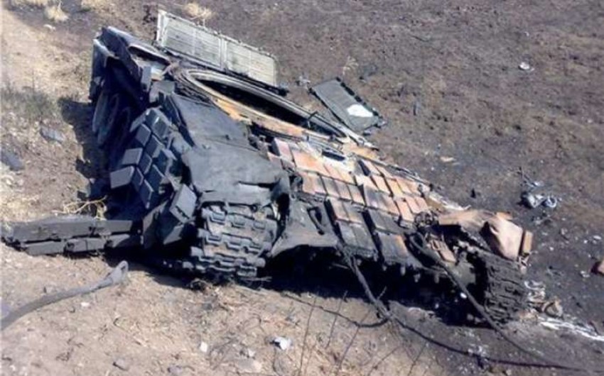 Enemy's military equipment, ammunition destroyed