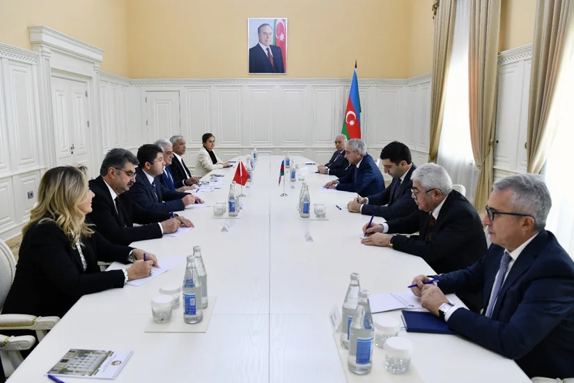 Əli Əhmədov Türkiyə-Azərbaycan parlamentlərarası dostluq qrupunun üzvləri ilə görüşüb
