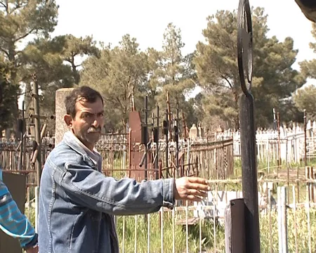 Bakıda xristian qəbiristanlığından oğurluq edən şəxs saxlanılıb