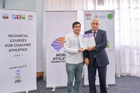 Bakıda atletika məşqçiləri üçün texniki kursa yekun vurulub