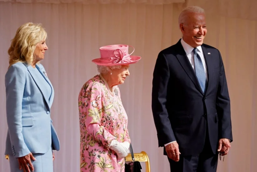 Елизавета II приняла Байдена с супругой