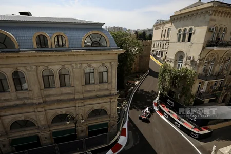 “Formula 1”: Azərbaycan Qran-prisinin qalibləri mükafatlandırılıblar - FOTOREPORTAJ
