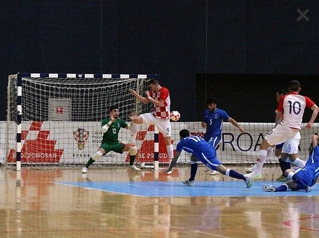 Azərbaycan futzal millisi Xorvatiyaya məğlub olub