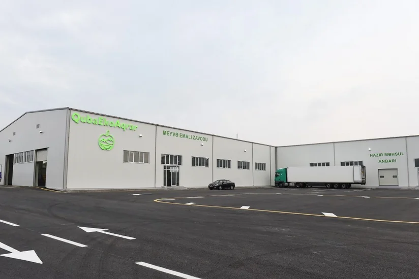 President Ilham Aliyev attends inauguration of agricultural plant of Gubaekoagrar LLC