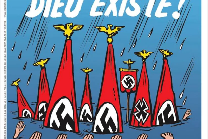 Charlie Hebdo ABŞ-da baş verən daşqınları məsxərəyə qoyub