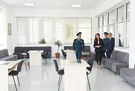 Birinci vitse-prezident DSX-nın Xüsusi Məktəbinin yeni tədris korpusunun açılışında iştirak edib