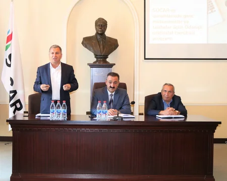 “Azneft”də təcrübəçilərlə görüş keçirilib