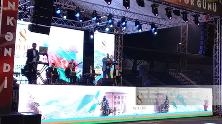 Lənkəranda Zəfər Gününə həsr olunan tədbirlər atəşfəşanlıqla yekunlaşıb