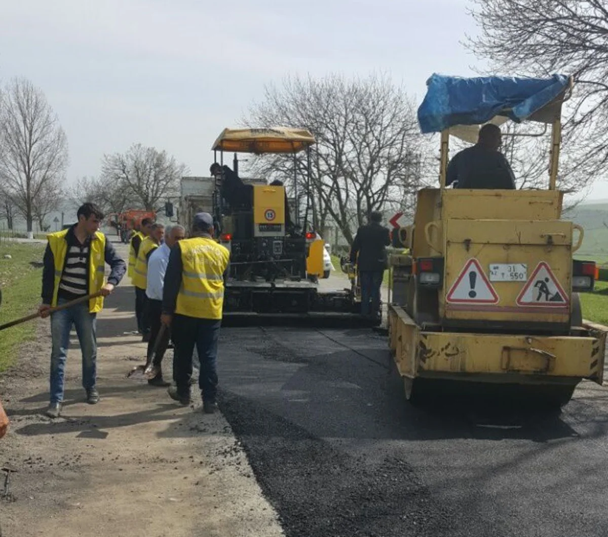 Muğanlı-İsmayıllı avtomobil yolunda təmir işləri aparılır