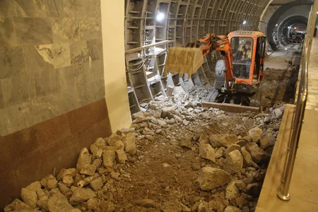 “Cəfər Cabbarlı” metrostansiyasında təmirin növbəti mərhələsi başlayıb
