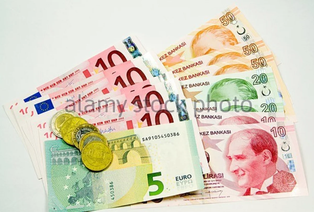Курс евро в Турции упал до 6 лир
