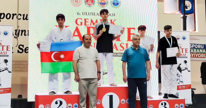 Azerbaijani karateka wins silver medal at int’l tournament in Türkiye