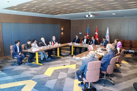 Dini Komitənin sədri İstanbul müftisi ilə görüşüb