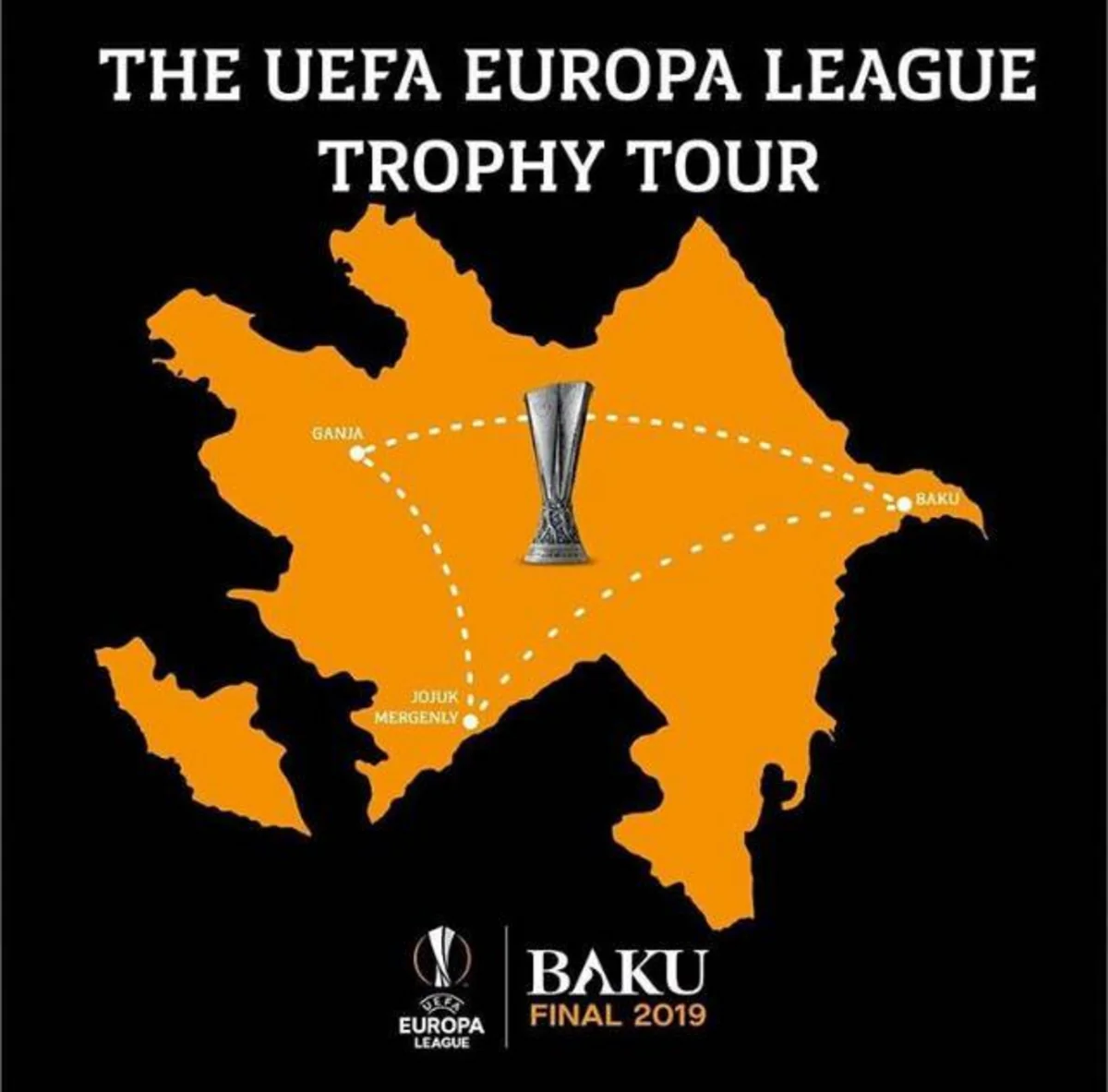 UEFA Europa League trophy on tour to Azerbaijani regions