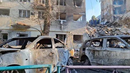 Rusiyanın kütləvi dron hücumuna məruz qalan Kiyevdən FOTOREPORTAJ