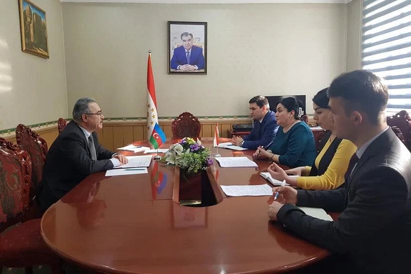 Посол Азербайджана провел встречу с министром культуры Таджикистана