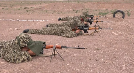 Əlahiddə Ümumqoşun Orduda “Ən yaxşı snayper” adı uğrunda yarış keçirilib