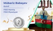 Azərbaycanlı şagird Dubay olimpiadasında dünya ikincisi olub