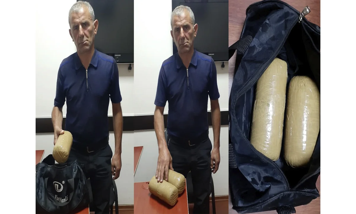 Cəlilabaddan Bakıya 26 min manatlıq heroin gətirən şəxs saxlanılıb