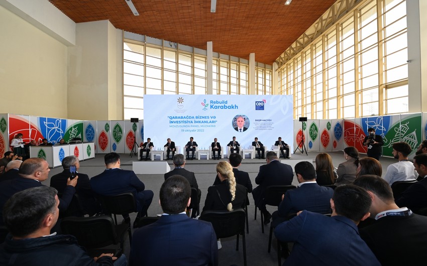 “Rebuild Karabakh” sərgisində 12 KOB subyektinin məhsul və xidmətləri nümayiş olunur