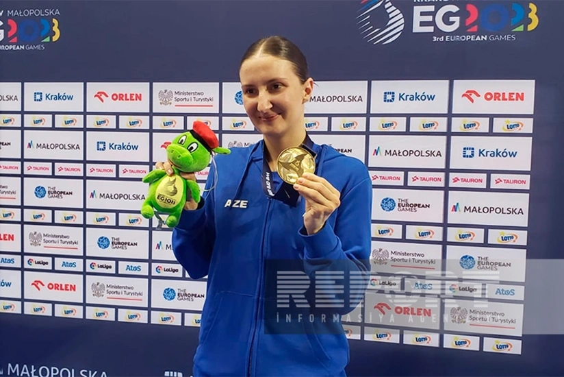 Avropa Oyunlarının ikiqat qalibi : Çox xoşbəxtəm