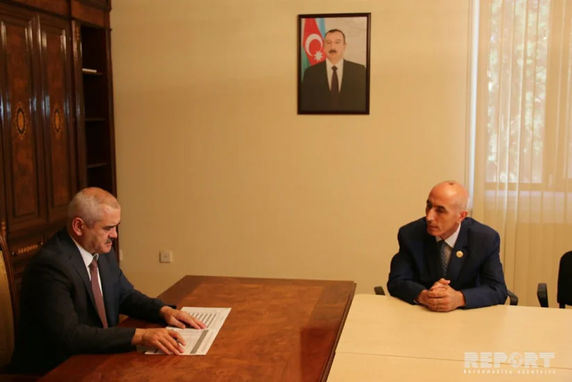 Arzu Rəhimov Yevlaxda vətəndaşları qəbul edib - FOTO