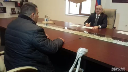 Arzu Rəhimov Göyçayda vətəndaşları qəbul edib