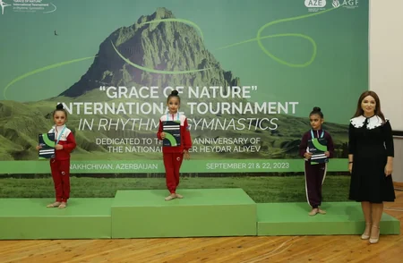 Naxçıvanda bədii gimnastika üzrə beynəlxalq turnir keçirilib