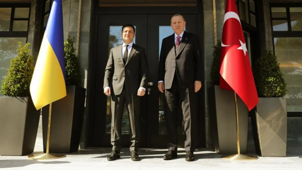 Ərdoğanla Zelenski arasında görüş başlayıb