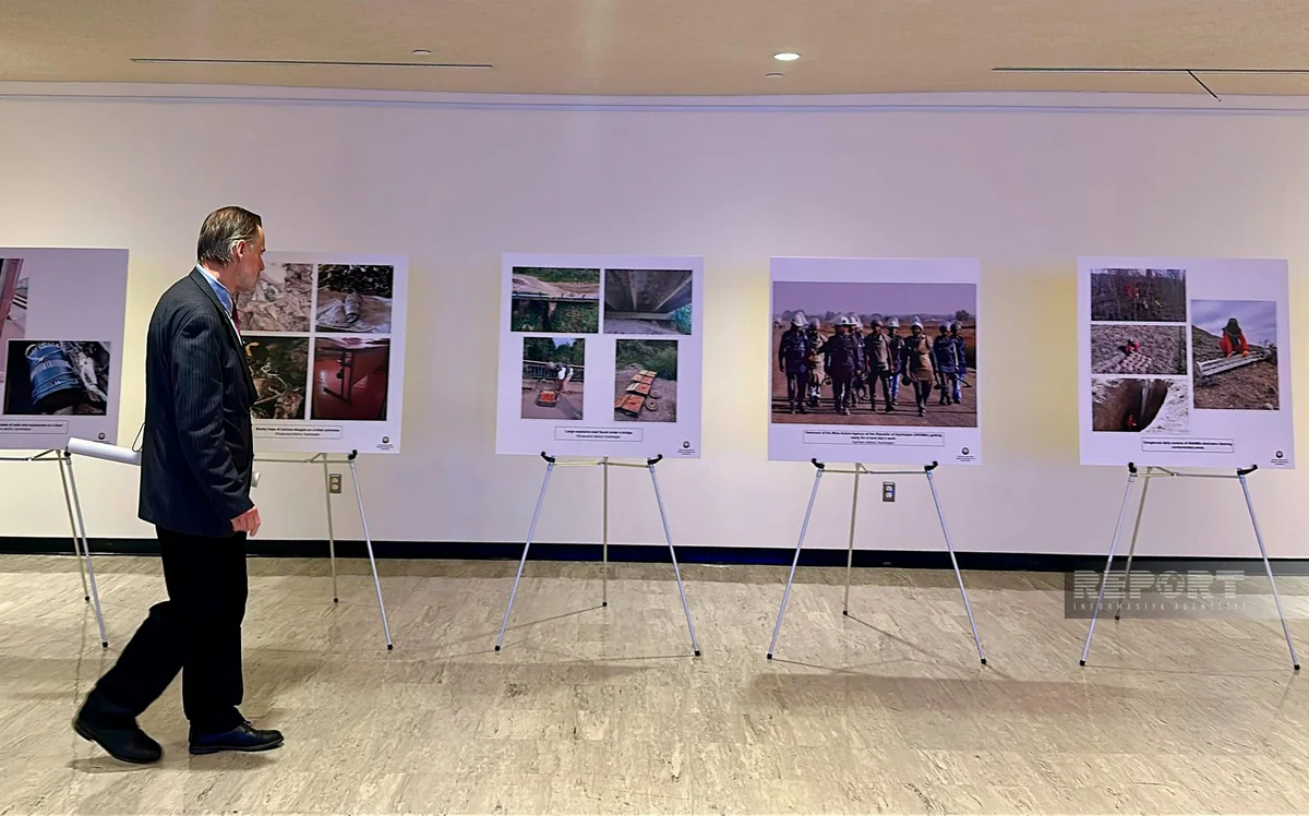 Photo exhibition dedicated to Azerbaijan's landmine issue opens at UN headquarters