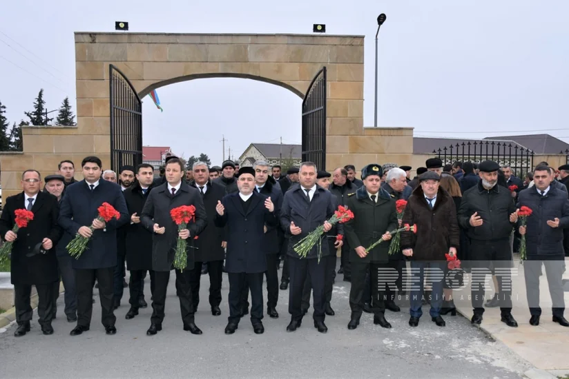 Kürdəmir, Göyçay və Ağsuda şəhidlərin əziz xatirəsi ehtiramla anılıb