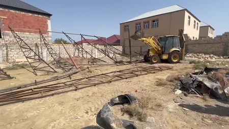 Bakıda daha bir qanunsuz tikintinin qarşısı alınıb