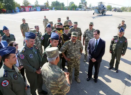 Azerbaijani Defence Minister attends TurAz Qartalı-2017 exercises opening ceremony