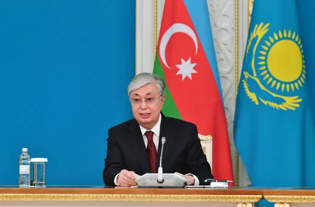 Presidents of Azerbaijan and Kazakhstan make press statements (UPDATED)