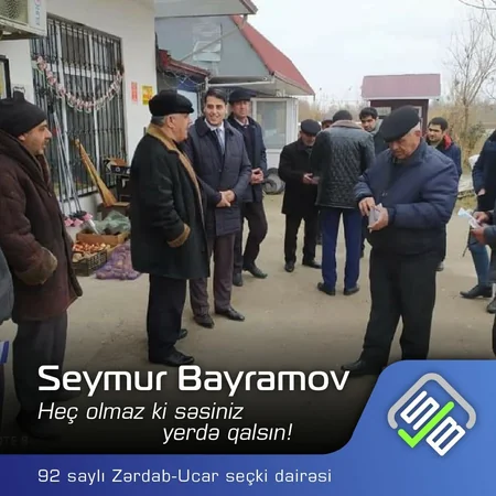 Deputatlığa namizəd Seymur Bayramov görüşlərini davam etdirir - VİDEO