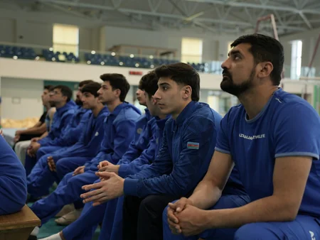 Serbiya Gimnastika Federasiyasının prezidenti Bakıda ustad dərsi keçib