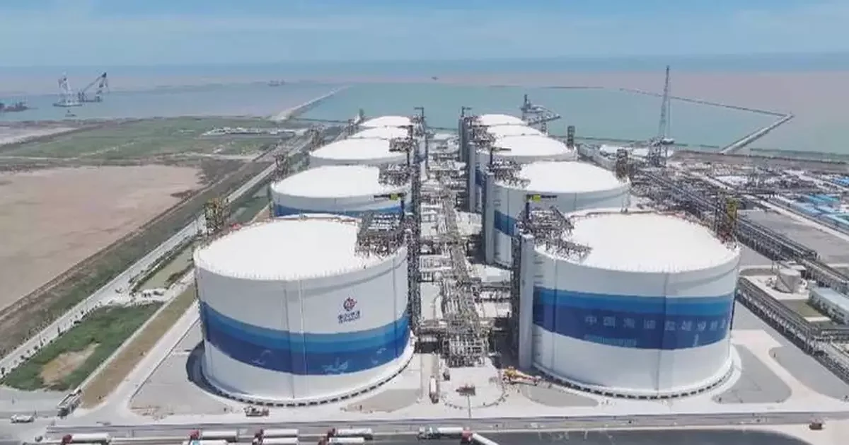 China completes its largest LNG storage base