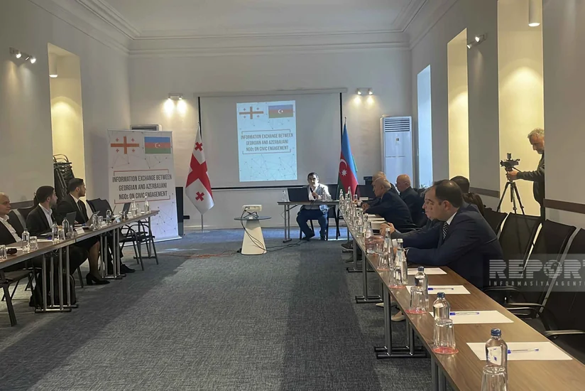 Tbilisidə Azərbaycan və Gürcüstan QHT-lərinin informasiya mübadiləsi mövzusunda konfrans keçirilib