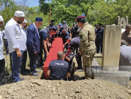 Qubada Birinci Qarabağ müharibəsinin şəhidi İdris Baxışov dəfn edilib - YENİLƏNİB