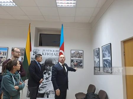 Photo exhibition of journalist who witnessed Khojaly tragedy opens in Lithuania