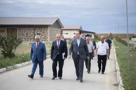 Kənd təsərrüfatı naziri Bərdə və Ağcabədidə fermerlərlə görüşüb