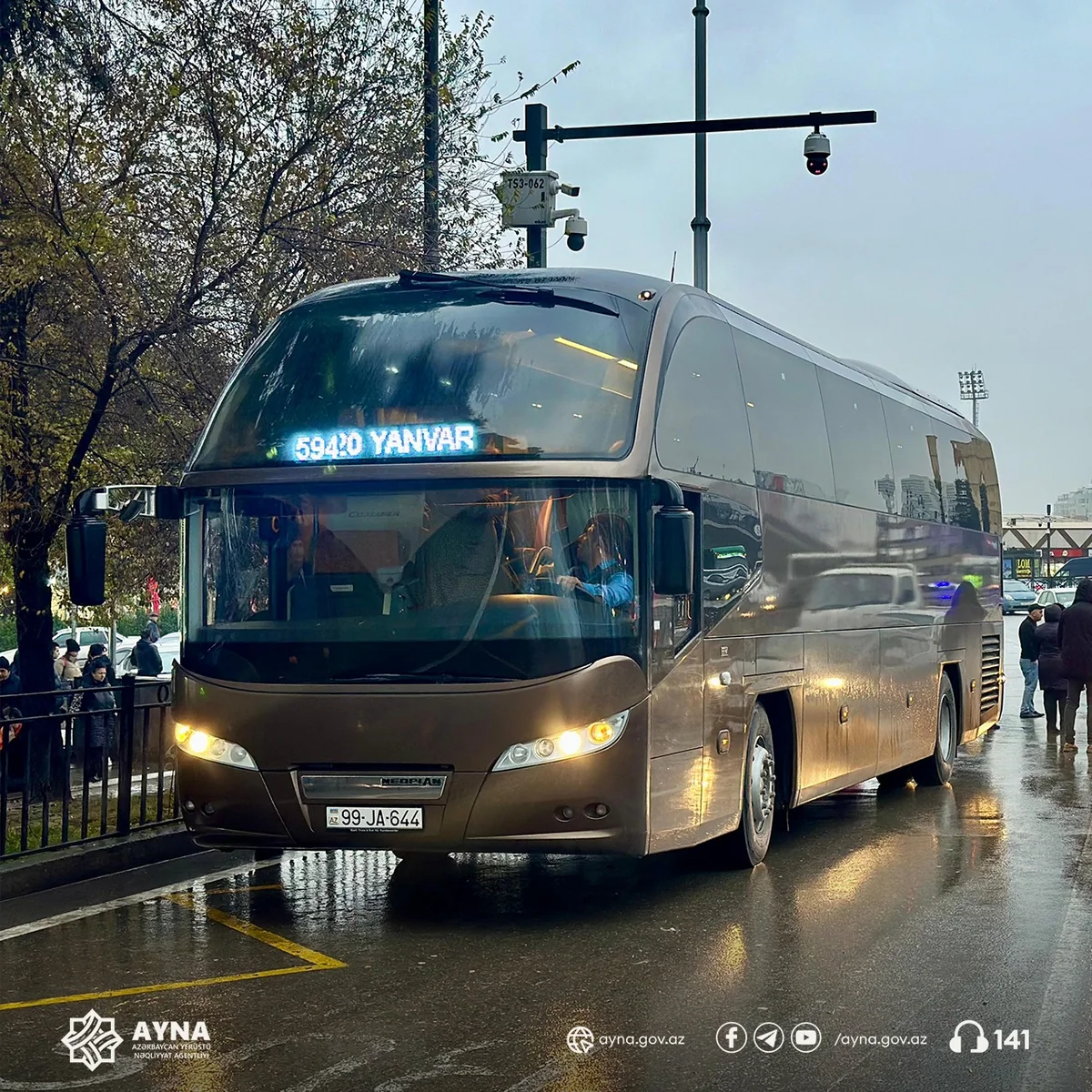 Bakı-Sumqayıt istiqamətində yeni ekspres avtobus marşrutu istifadəyə verilib