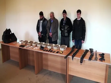 İran-Azərbaycan sərhədini pozan şəxslər saxlanılıb, külli miqdarda narkotik vasitə dövriyyədən çıxarılıb