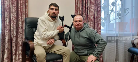 Ukraynanın azərbaycanlı polis döyüşçüsü - FOTOREPORTAJ