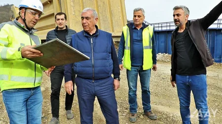 Saleh Məmmədov Füzuli-Şuşa avtomobil yolunun tikintisi ilə tanış olub
