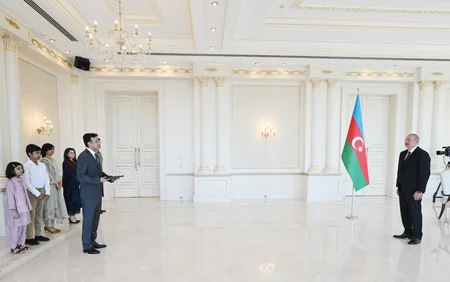 Azərbaycan lideri Pakistanın yeni səfirinin etimadnaməsini qəbul edib - YENİLƏNİB