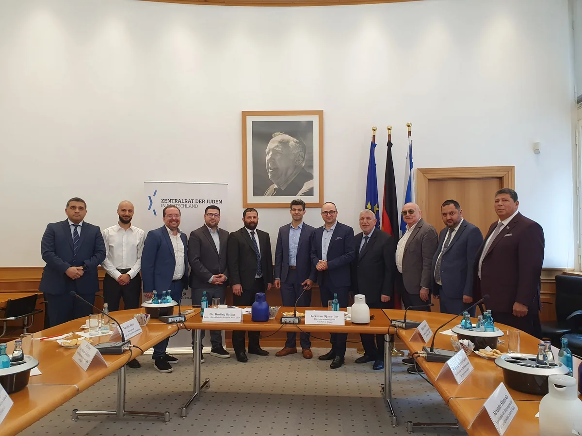 Azərbaycanın yəhudi icmasının rəhbərləri Almaniya rəsmiləri ilə görüşüb