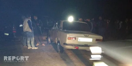Tovuzda yol qəzası baş verib, xəsarət alan var - FOTO