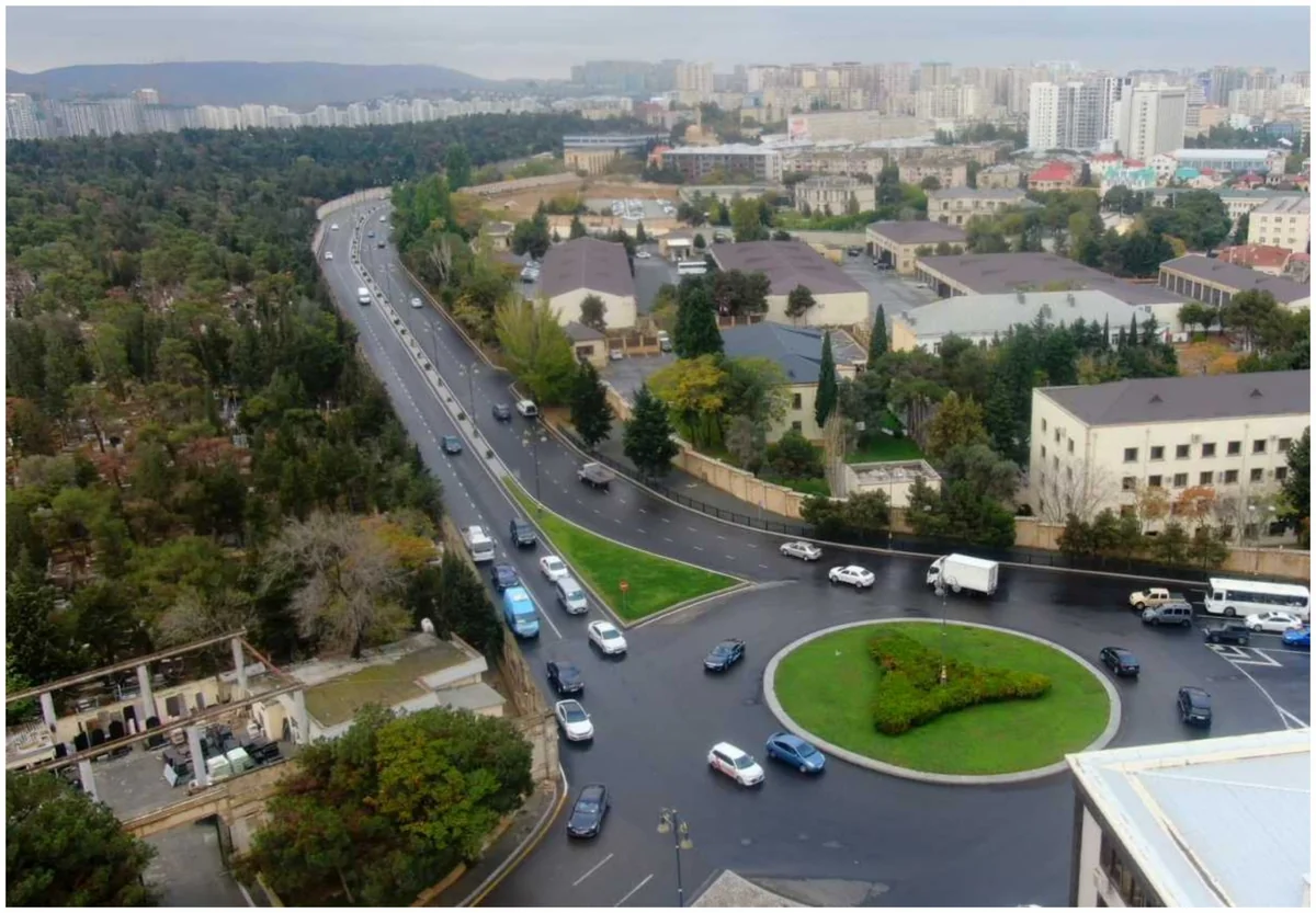 Bakının Mətbuat prospektində təmir işləri yekunlaşıb