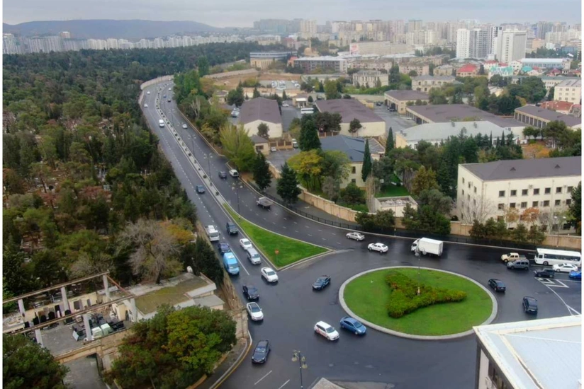 Bakının Mətbuat prospektində təmir işləri yekunlaşıb